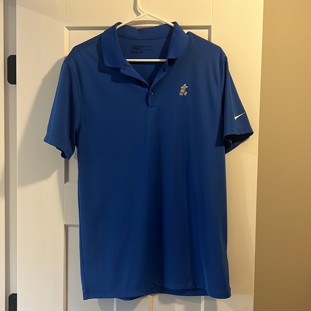 Blue Mickey Nike Golf Polo